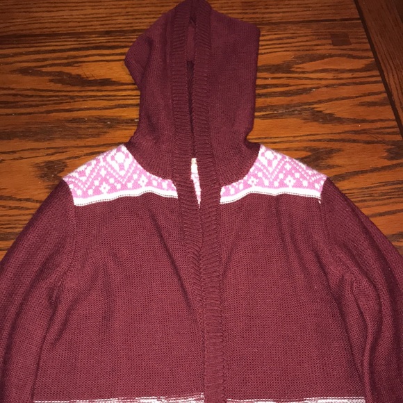 Girl’s Hooded Pink Republic Sweater Size 10/12 - Picture 7 of 16